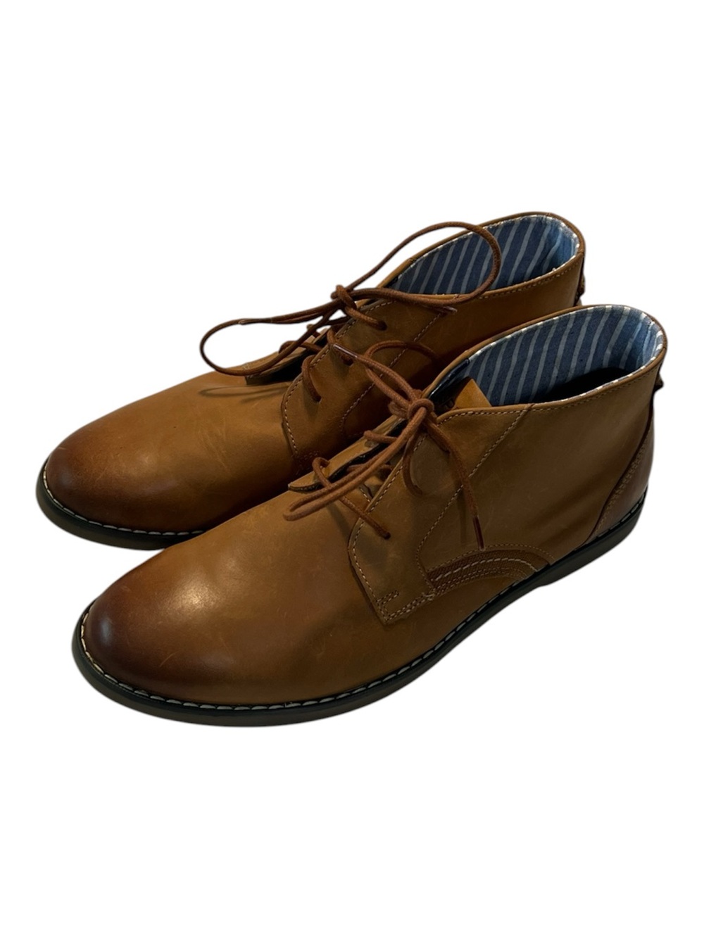 Sperry Top Sider Brown Leather Chukka Boots Men's Size 8.5 Casual Lace Up